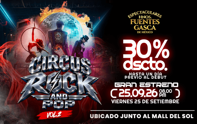 CIRCUS ROCK AND POP