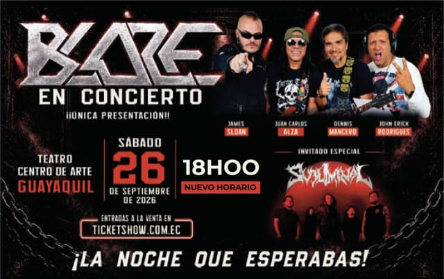 Blaze en concierto